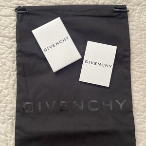 NEW* GIVENCHY dust bag & booklet/ card